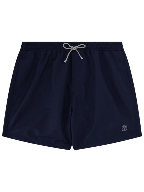 26SS 브루넬로 쿠치넬리 로고 스윔 팬츠 MW817043 CBA17 BLUE