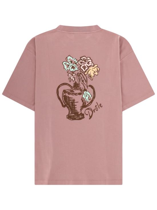 26SS 드롤드무슈 반팔 티셔츠 TS308 CO002OLDPINK - DROLE DE MONSIEUR