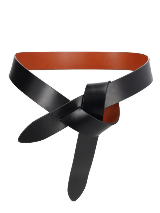 26SS 이자벨마랑 레체 타이 업 레더 벨트 CE011CFA A1B47ABKNL BLACK