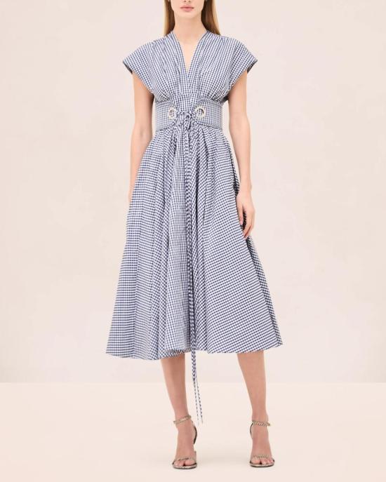  알렉시스 원피스 리비에라 드레스 네이비/화이트