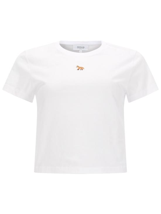 26SS 메종키츠네 베이비 폭스 베이비 티셔츠 PW00111KJ7026 P100 WHITE
