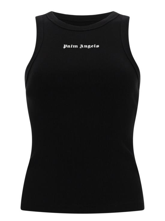 26SS 팜앤젤스 민소매 티셔츠 PWAC024S26 JER0011003 BLACK