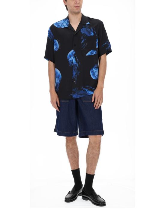 26SS 베르사체 긴팔 셔츠 80GAL2B0 NS808899 BLACK - VERSACE