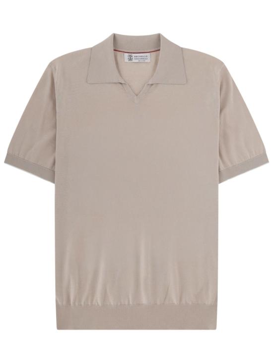26FW 브루넬로 쿠치넬리 폴로 티셔츠 M29800145 CBD04 BEIGE