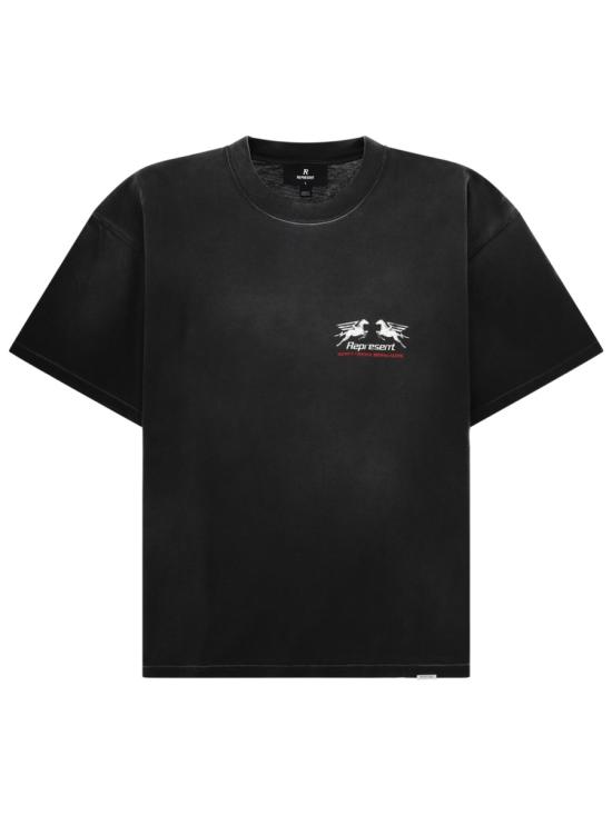 26SS 리프레젠트 반팔 티셔츠 MLM100768 04 BLACK