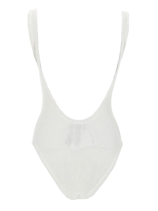 26SS 훈자 지 원피스 수영복 S SQUARE CR WHITE - HUNZA G
