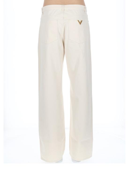 26SS 발렌티노 가라바니 스트레이트 팬츠 8V3DE05CB9W A03 IVORY - VALENTINO GARAVANI