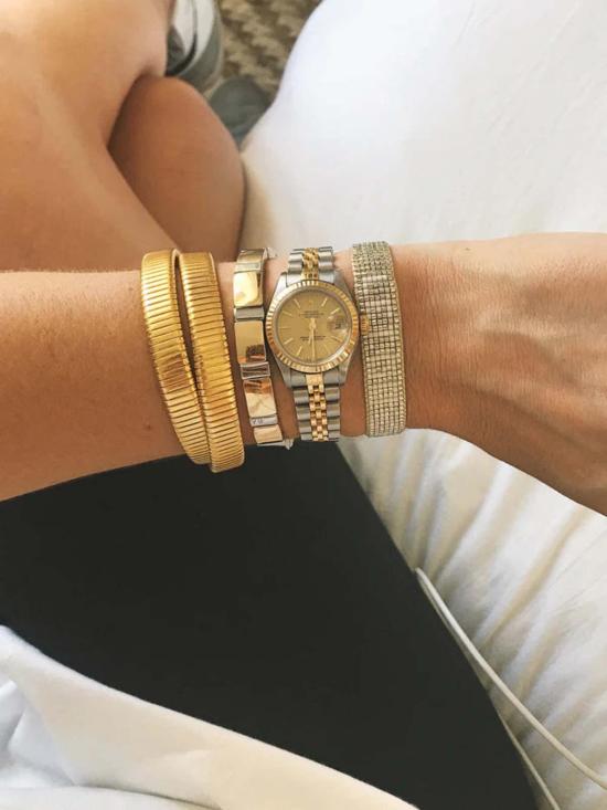  Hart 팔찌 하트 메탈릭 렛 고 비즈 - OTHER BRANDS