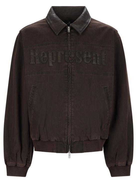 26SS 리프레젠트 자켓 MLM100544 17 BROWN