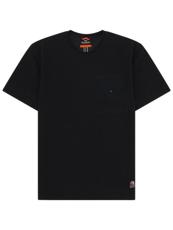 26SS 파라점퍼스 반팔 티셔츠 PMTSRY01 P360541 BLACK