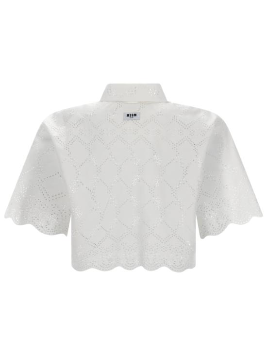 26SS 엠에스지엠 블라우스/셔츠 4041MDE16 26712202 WHITE - MSGM
