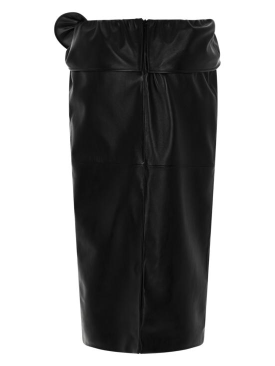 26SS 마그다뷰트림 롱 스커트 263526 BLACK