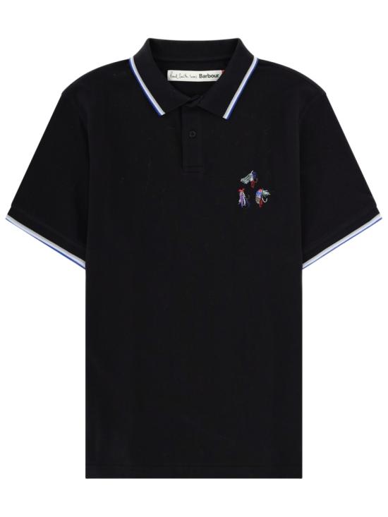26FW 바버 X 폴스미스 폴로 티셔츠 MML1555 MMLNY74 BLUE