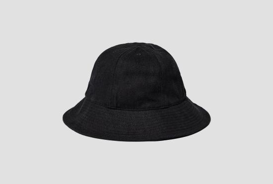 26SS 코모리 모자 실크 네프 햇 D01-07002 블랙 - COMOLI