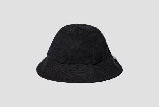 26SS 코모리 모자 실크 네프 햇 D01-07002 블랙