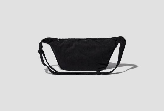 26SS 코모리 가방 실크 네프 웨이스트 백 D01-07001 블랙 - COMOLI