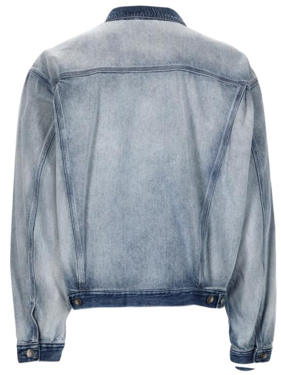 26SS 디젤 D-덴버-Fsi1 트러커 재킷 인 미디엄-라이트 스켈레톤 데님 A23850 09P2901 DENIM - DIESEL