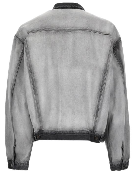 26SS 디젤 D-덴버-Fsi 트러커 재킷 인 소프트 스켈레톤 데님 A23842 09P2802 GREY - DIESEL