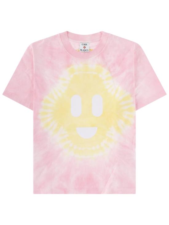 26SS 카사블랑카 반팔 티셔츠 W SS26 JTS 046 02TIEDYEPINK