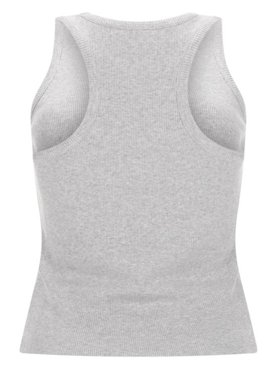 26SS 카사블랑카 민소매 티셔츠 W SS26 JTS 072 02GREYMARLE - CASABLANCA