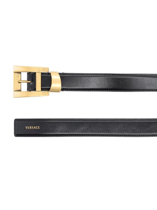 26SS 베르사체 레귤러 벨트 1023735 1A178481B55J BLACK - VERSACE