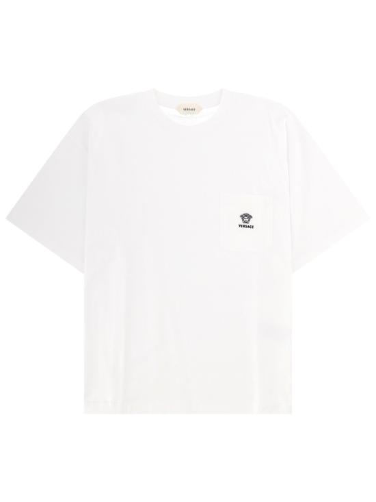 26SS 베르사체 반팔 티셔츠 1024574 1A179151W000 WHITE