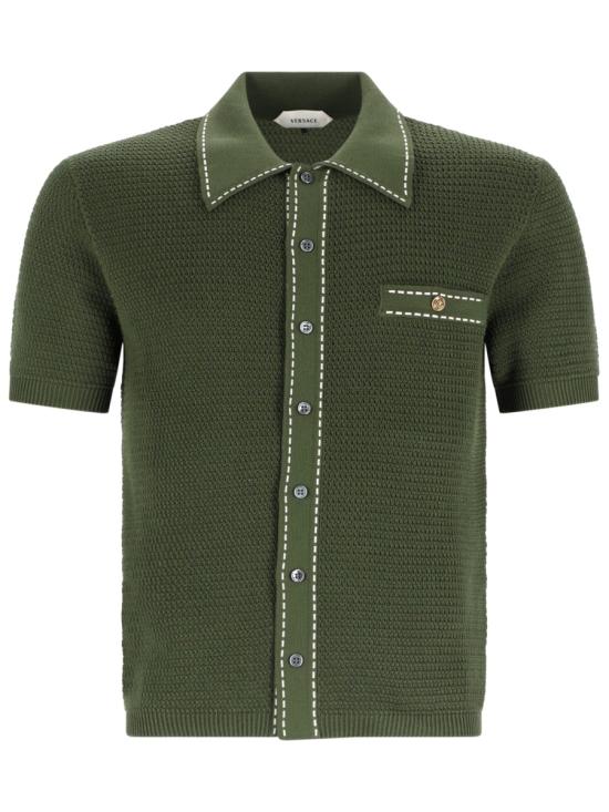 26SS 베르사체 반팔 셔츠 1023554 1A174071GM10 GREEN