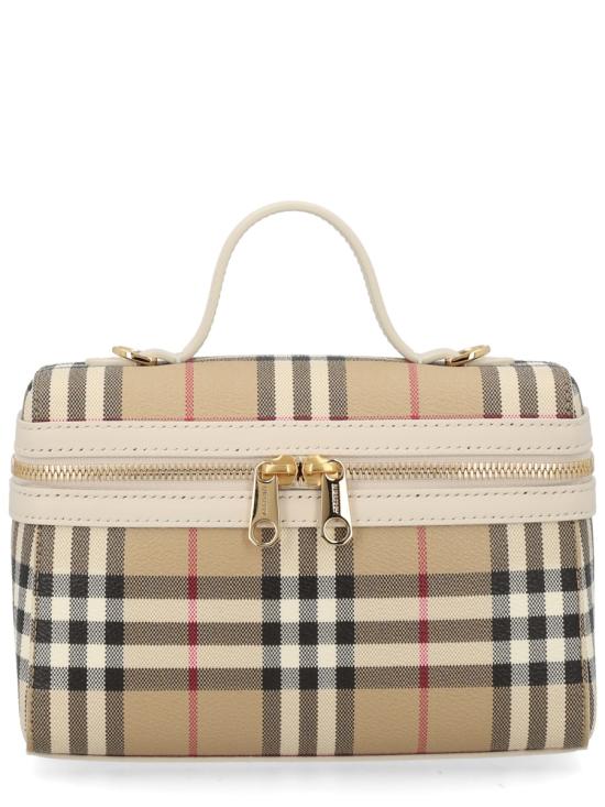 26SS 버버리 체크 배니티 백 8125135 B7348 BEIGE