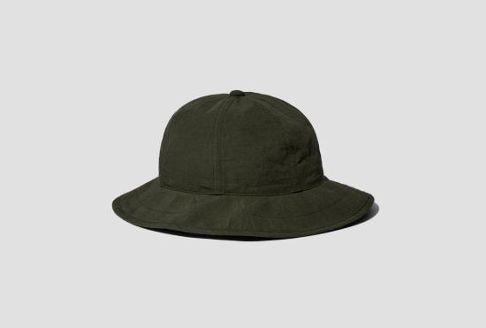 26SS 맨틀 모자 와이드햇 - 우드랜드 린넨 R20C2