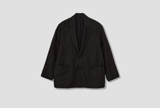 26SS 슈타인 수트 자켓 울 실크 싱글 브레스트 재킷 ST.1447 차콜