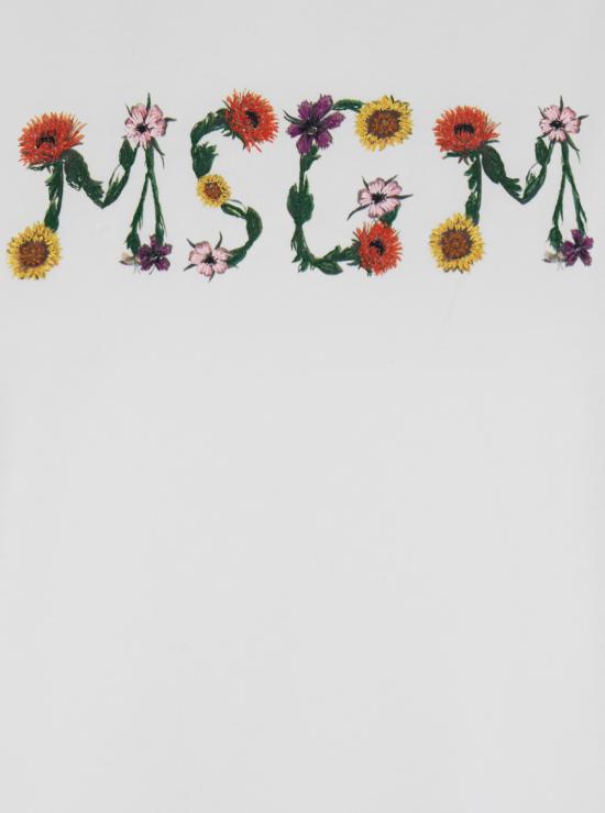 26SS 엠에스지엠 반팔 티셔츠 4041MDM124N 267002 01 WHITE DOM - MSGM