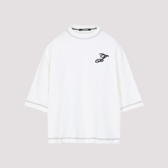 26SS 자크뮈스 레트로 티셔츠 TSW00580AJ00226 110 OFF WHITE DOM - JACQUEMUS