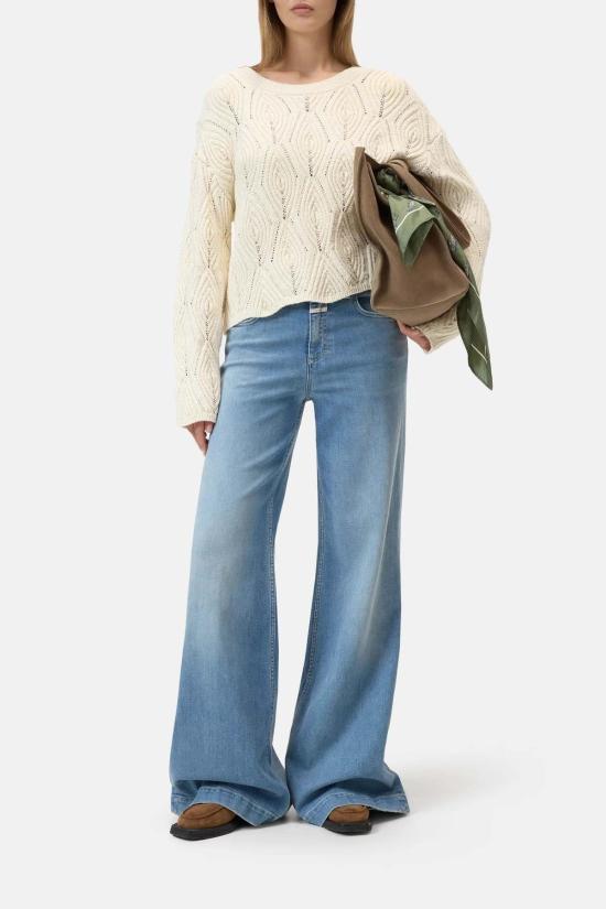  클로즈드 스웨터 크루넥 긴팔 , 위더릿 베이지 - CLOSED