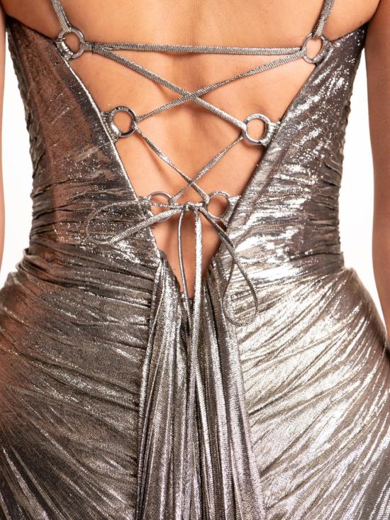 26SS 마리아루시아호한 롱 원피스 DAKOTA SILVER Argento - MARIA LUCIA HOHAN