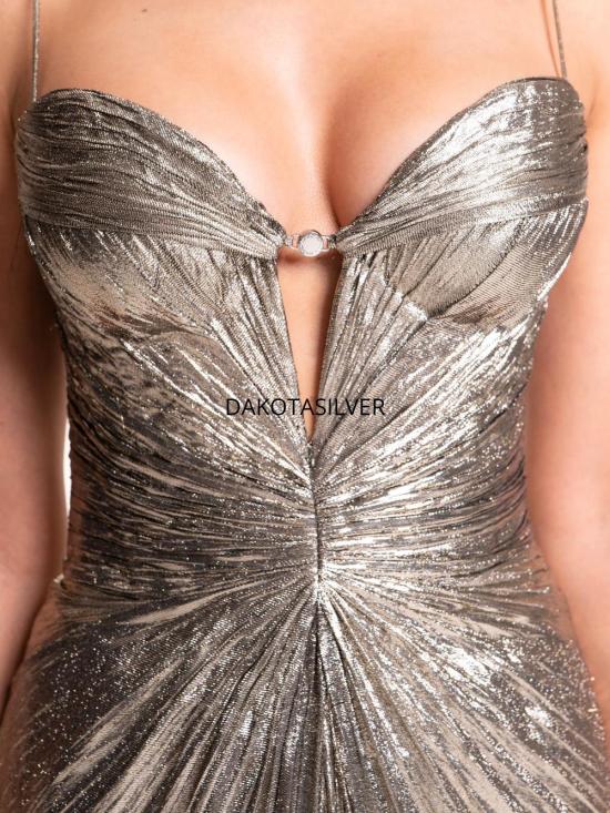 26SS 마리아루시아호한 롱 원피스 DAKOTA SILVER Argento - MARIA LUCIA HOHAN