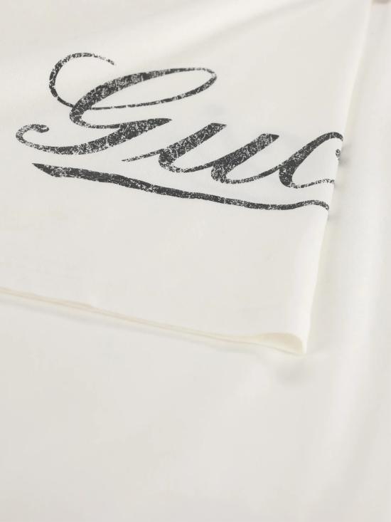 26SS 구찌 프린트 디테일 코튼 저지 티셔츠 856477 XJHQM 9066 WHITE DOM - GUCCI