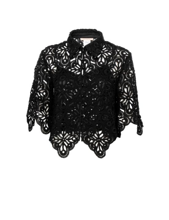 26SS 페니 블랙 블라우스 2611951012270 002 Nero