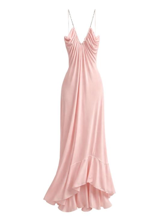 26SS 아멘쿠튀르 미디 원피스 AMS26519 082 Rosa