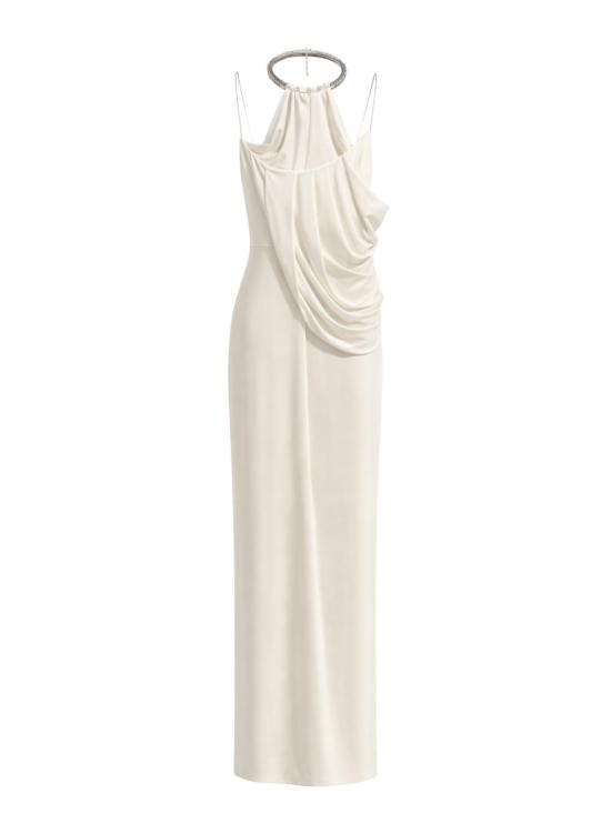 26SS 아멘쿠튀르 미디 원피스 AMS26520 051 Gesso - AMEN COUTURE