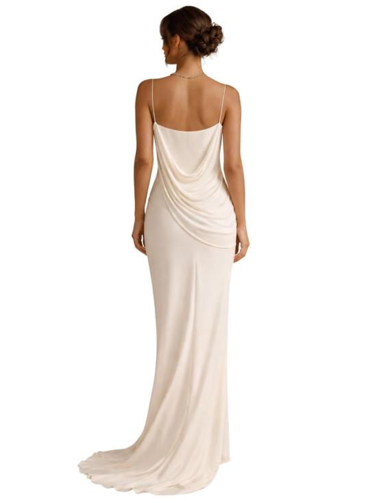 26SS 아멘쿠튀르 미디 원피스 AMS26520 051 Gesso - AMEN COUTURE