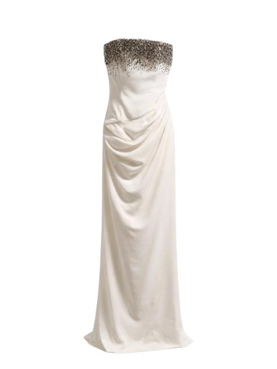 26SS 아멘쿠튀르 미디 원피스 AMS26502 B14 Bianco