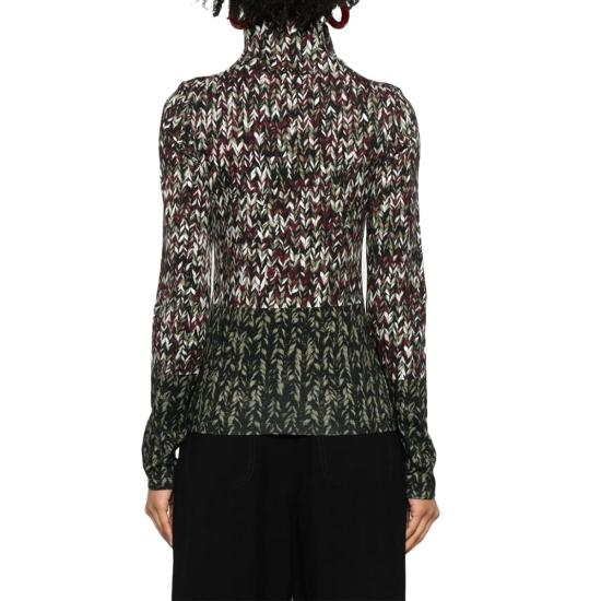  로에베 긴팔 티셔츠 코튼  (녹색) - LOEWE