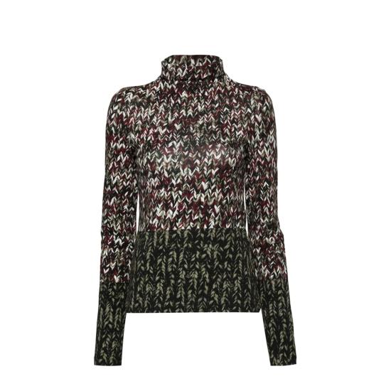  로에베 긴팔 티셔츠 코튼  (녹색)