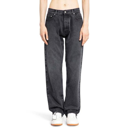  오프화이트 데님 워싱  진 그레이 - OFF WHITE