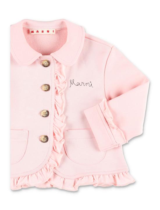  [키즈] 마르니 자켓 키즈  베이비 코튼 재킷 핑크 - MARNI