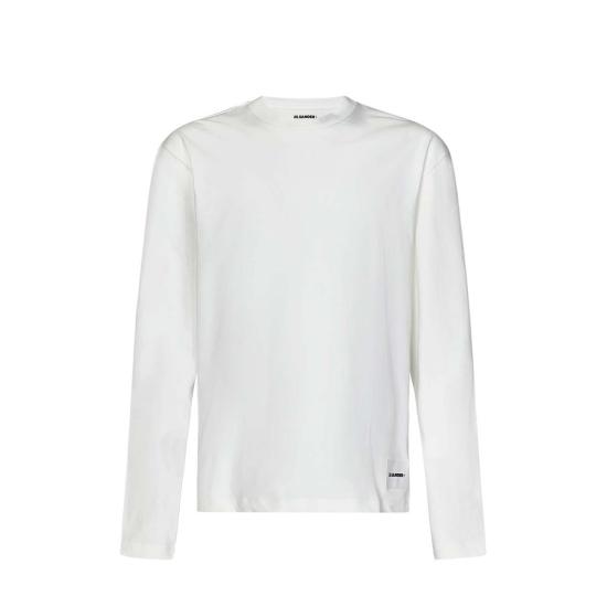  질샌더 긴팔 티셔츠 질 샌더 블랙  3팩 세트 - JIL SANDER