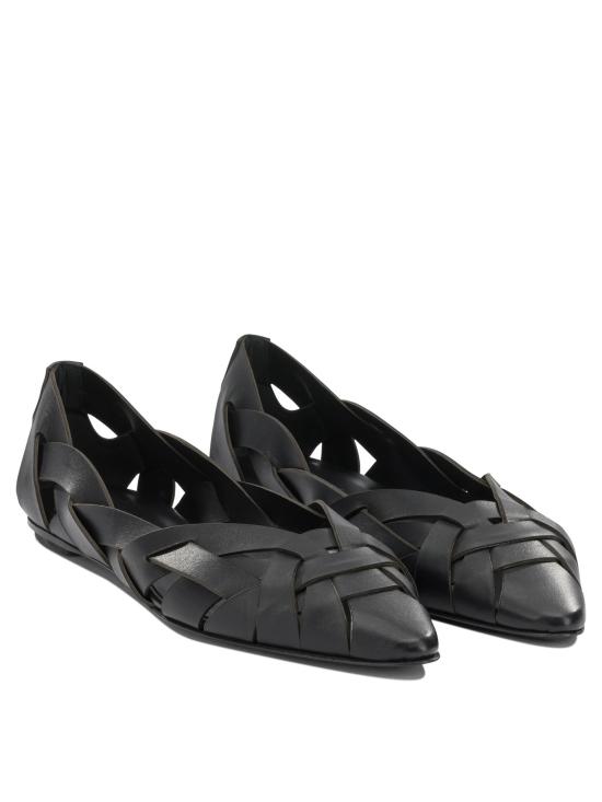 26SS 델 칼로 플랫 슈즈 12101LISINATUR NERO Black - DEL CARLO