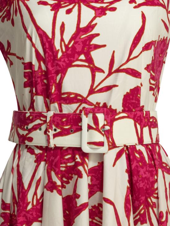 26SS 사만다 성 원피스 ASTERPRIMAVERA SILHOUETTEWHITE Fuchsia - SAMANTHA SUNG