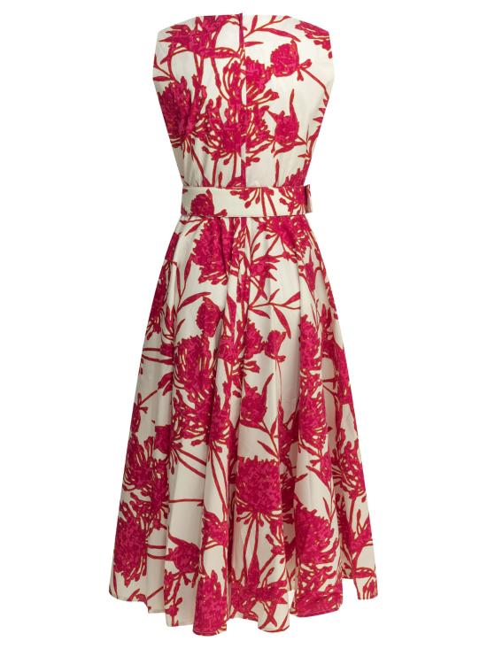 26SS 사만다 성 원피스 ASTERPRIMAVERA SILHOUETTEWHITE Fuchsia - SAMANTHA SUNG