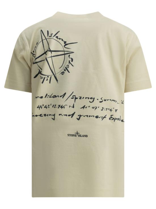 26SS [키즈] 스톤 아일랜드 티셔츠 2100011S0381V0097 White - STONE ISLAND